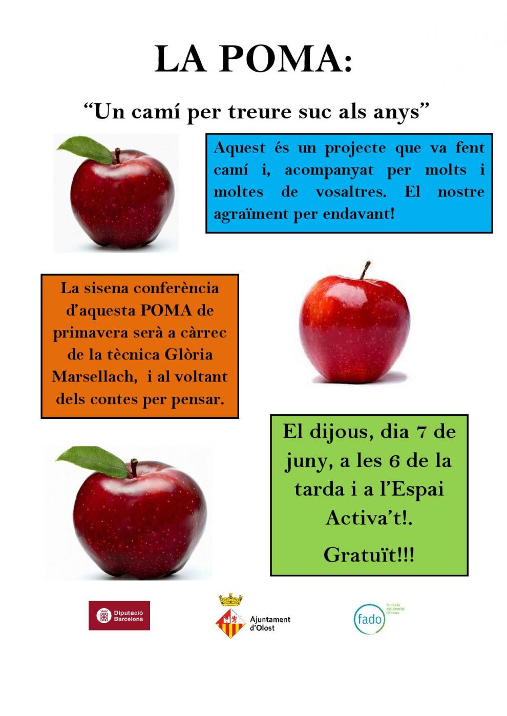 6a Conferència-tertúlia del projecte